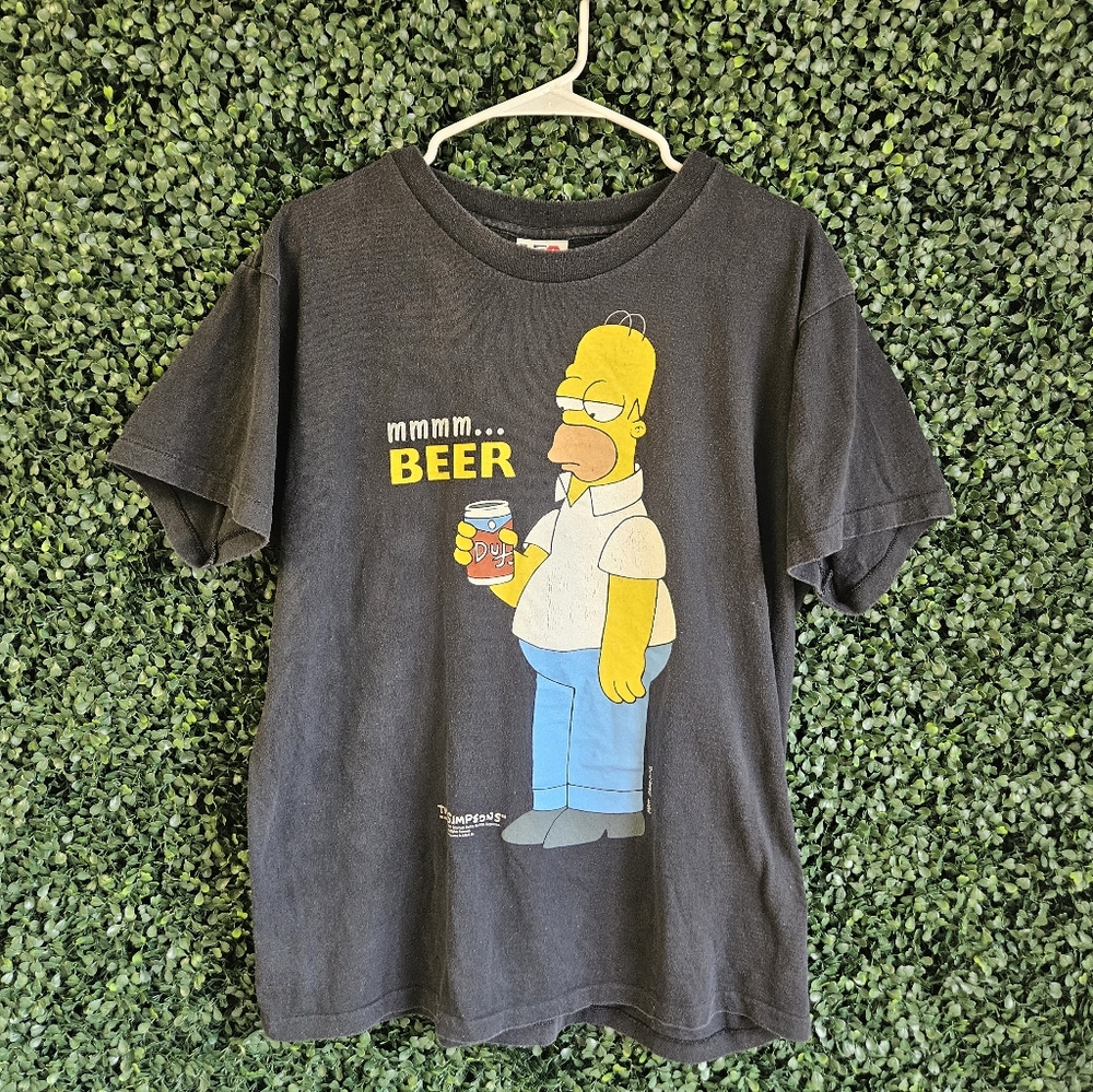 Mens Large Vintage Homer Mmm... Beer Tshirt